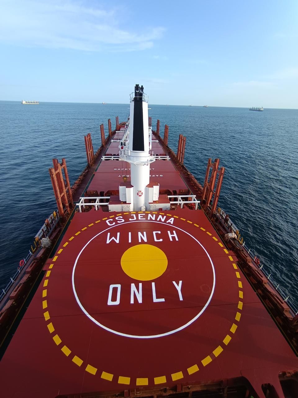 CS Jenna, Capt. Kashyap & Team - vessel upgradation June 2025