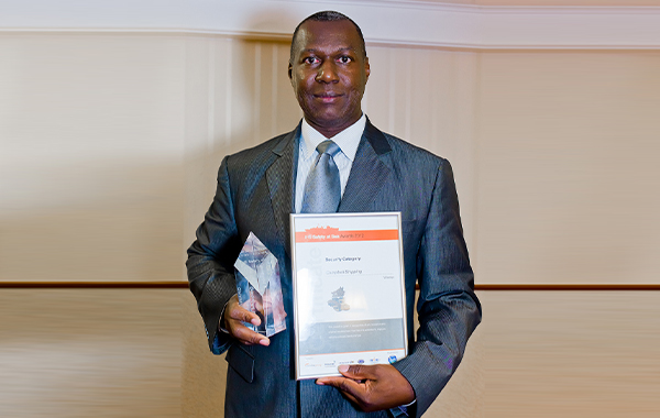 CSO - Mr. Warren Armbrister with award