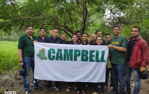 Campbell Team participates in Tree Plantation drive